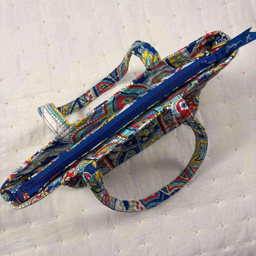 Vera Bradley Shoulder Tote Bag in Marina Paisley Retired 2013 Casual Cottagecore - Picture 4 of 11